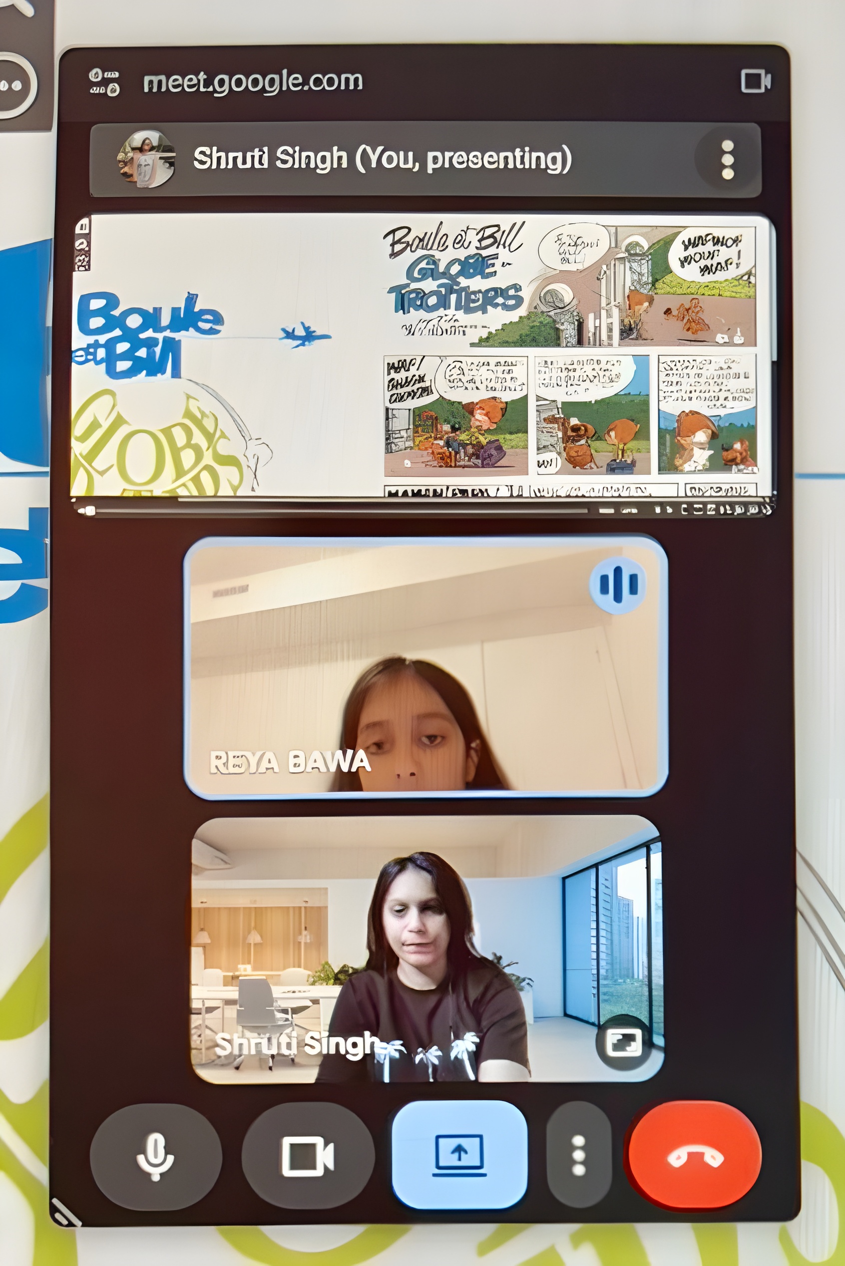 Online learning session